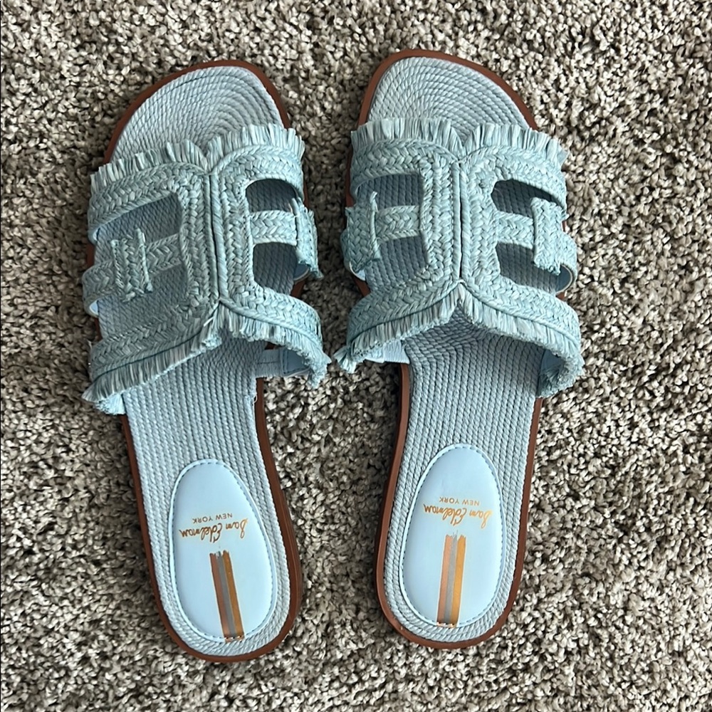 NWOT Sam Edelman Women's Blue Slide Sandals